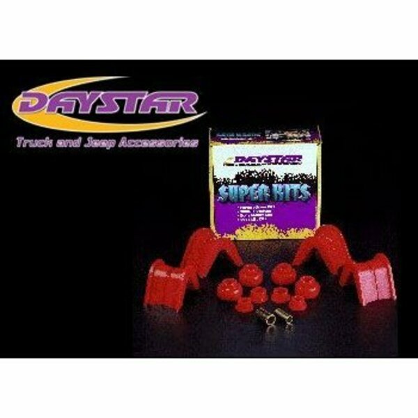 Daystar 66-79 F150 Bronco C-Bushings 4 Deg 14 Pcs. Includes Track Arm Radius and Strut Arm Bushings KF07005BK